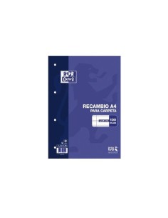 RECAMBIO OXFORD FOLIO 90GRS PAUTA ANCHA 100H HAMELIN 121051994/ 100430211