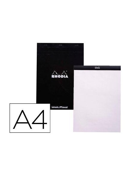 BLOCK A4 DOTPAD RHODIA NEGRO 80H 80GR.EXACLAIR 19559C