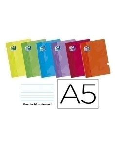 LIBRETA  OXFORD 4º GRAPADA 48H 90GRS PAUTA MONTESORI HAMELIN 100105717