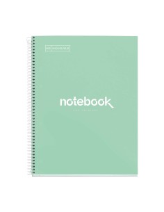 CUADERNO NOTEBOOK 1 EMOTIONS A4 80H TAPA CARTON 90 GR MENTA 46050