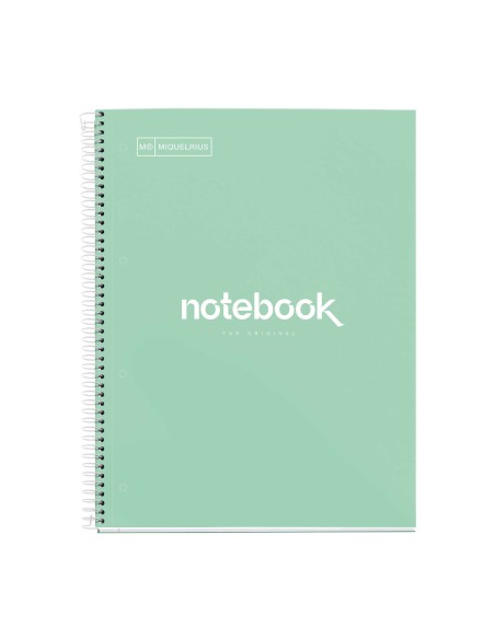 CUADERNO NOTEBOOK 1 EMOTIONS A4 80H TAPA CARTON 90 GR MENTA 46050