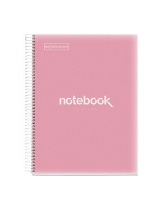 CUADERNO  NOTEBOOK 5 EMOTIONS A4 120H  TAPA DE PP 90 GR ROSA 46074