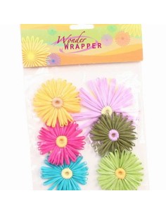 BOLSA 5 FLORES RAFIA PRYSE 3220050