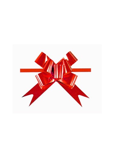 LAZO RAPIDO 32MM METALIZADO BOLSA 20u ROJO PRYSE 3260001 POR UNIDAD