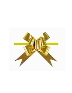 LAZO RAPIDO 32MM METALIZADO BOLSA 20u ORO PRYSE  3260007 POR UNIDAD