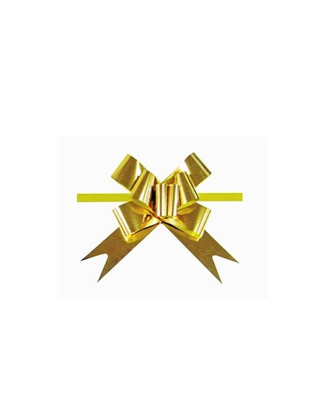 LAZO RAPIDO 32MM METALIZADO BOLSA 20u ORO PRYSE  3260007 POR UNIDAD