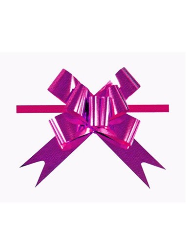 LAZO RAPIDO 50MM METALIZADO BOLSA 20u BORGOÑA PRYSE 3260034-1 POR UD