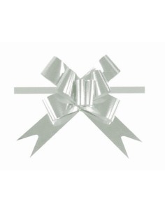 LAZO RAPIDO 50MM METALIZADO  BOLSA 20u BLANCO PRYSE 3260038 POR UNIDAD