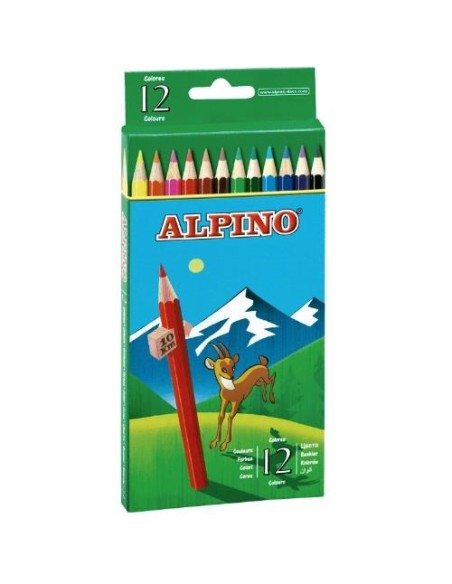 LAPICES ALPINO 12 COLORES MASATS AL010654