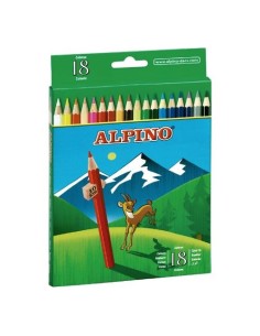 LAPICES ALPINO 18 COLORES MASATS AL010656