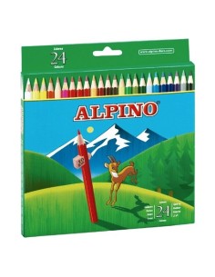 LAPICES  ALPINO 24 COLORES MASATS AL010658