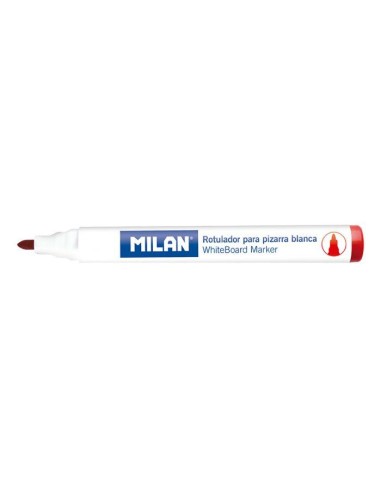 ROTULADOR PIZARRA PUNTA REDONDA ROJO MILAN 16529123 (12)