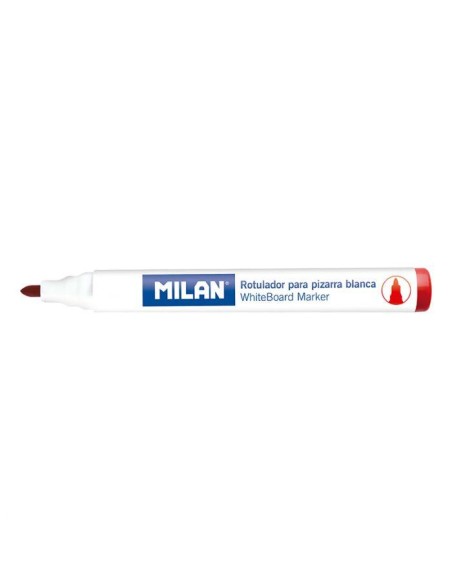 ROTULADOR PIZARRA PUNTA REDONDA ROJO MILAN 16529123 (12)