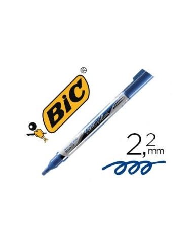 ROTULADOR VELLEDA TINTA LIQUIDA PIZARRA BLANCA POCKET PUNTA MEDIA 4.2 mm. AZUL BIC 902087 (12)