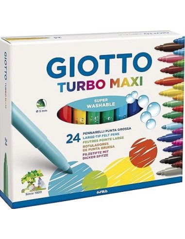 ROTULADORES TURBO MAXI CAJA DE 24 GIOTTO FILA 455000 (5)