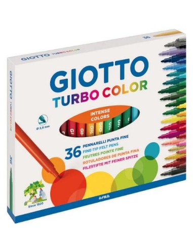 ROTULADORES PUNTA FIBRA TURBO COLOR GIOTTO 36u   FILA 418000 (5)