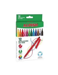 ROTULADORES ALPINO 12u  PUNTA FINA  STANDARD MASATS AR001002