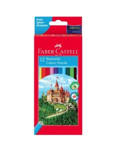 LAPICES 12 COLORES FABER CASTELL 12u  ref 120112E