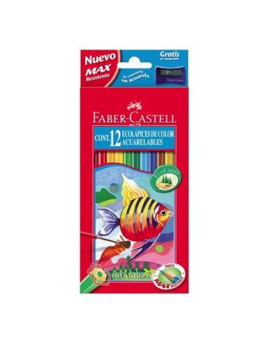 LAPICES ACUARELABLES FABER CAJA 12  120212/114413 (6)