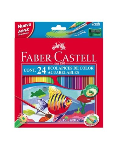 LAPICES ACUARELABLES FABER CAJA 24 120224 / 114425 (3)