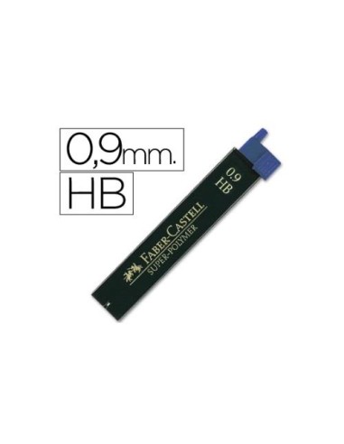 TUBO DE MINAS FABER  0.9 HB SUPERPOLYMERO 120900 (12)