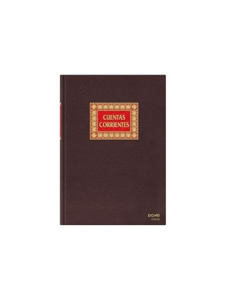 LIBRO ENTELADO CUENTAS CORRIENTES FOLIO 100H MIQUELRIUS 4022 / DOHE 09908 PD