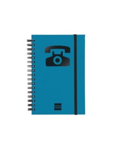 LISTIN TELEFONICO A5 FINOCAM CON ESPIRAL AZUL 8510610