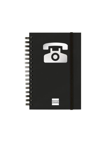LISTIN TELEFONICO A5 FINOCAM CON ESPIRAL NEGRO 8510660
