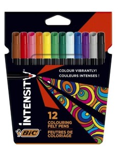 ROTULADORES BIC INTENSITY 12 COLORES BIC 978004