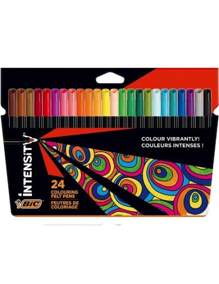 ROTULADORES BIC INTENSITY 24 COLORES BIC 978035