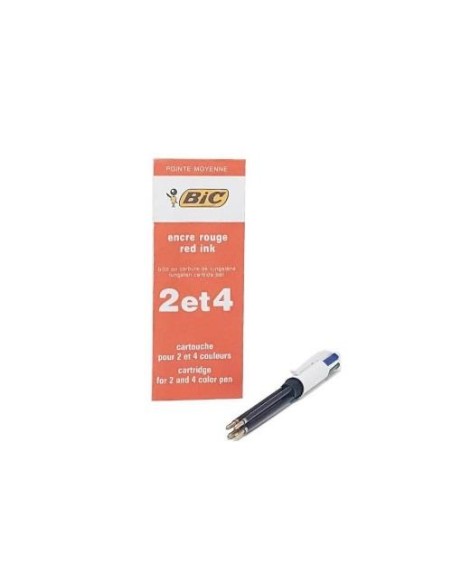 RECAMBIO ROJO BOLIGRAFO 4 COLORES BIC CLASSIC 400814509 (50)