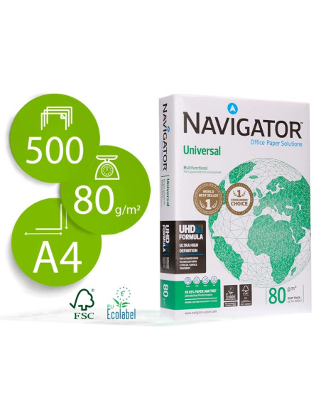 PAPEL NAVIGATOR 80 GRS A4 PROMOCION ESPECIAL  PAQUETE DE 500H