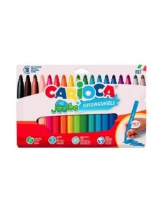ROTULADORES CARIOCA JUMBO 18 COLORES  40566