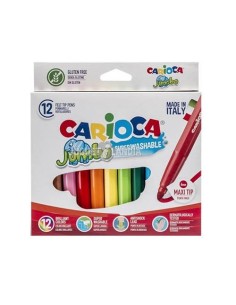 ROTULADORES CARIOCA JUMBO CAJA 12  40569/40567