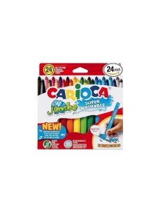 ROTULADORES CARIOCA JUMBO 24 COLORES  40570
