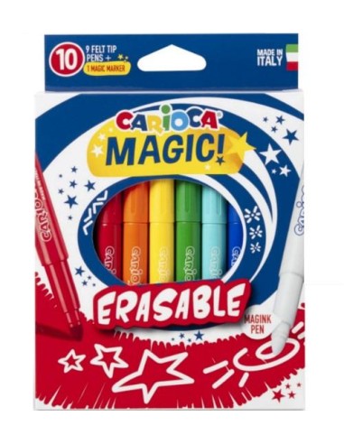 CAJA DE ROTULADORES MAGIC MARKRS 10 UDS.CARIOCA 42737