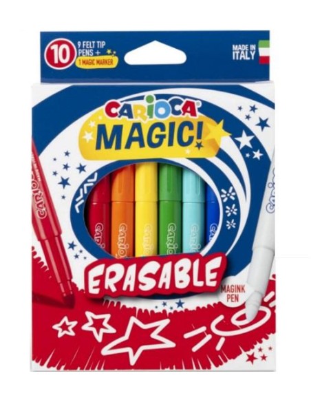CAJA DE ROTULADORES MAGIC MARKRS 10 UDS.CARIOCA 42737