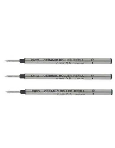 RECAMBIO ROTULADOR ROLLER OHTO 0.5 NEGRO C-305 (12)