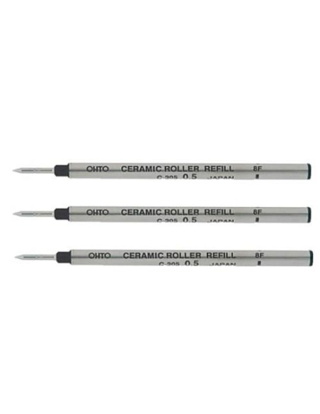 RECAMBIO ROTULADOR ROLLER OHTO 0.5 NEGRO C-305 (12)