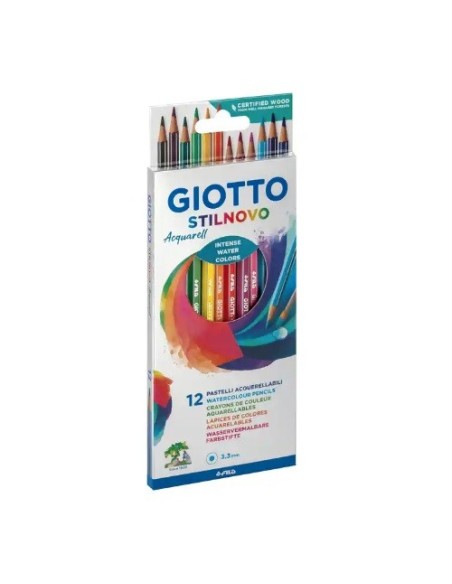 LAPICES ACUARELABLES STILNOVO GIOTTO C/12    FILA 255700