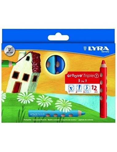 LAPICES LYRA GROOVE TRIPLE 1 CAJA 12 UDES FILA 3831120