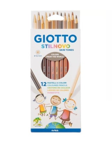 LAPICES SKIN TONES GIOTTO STILNOVO C/12 FILA F25740000