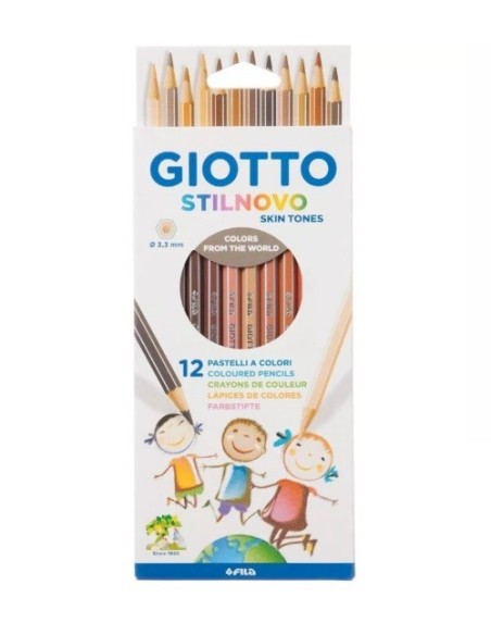 LAPICES SKIN TONES GIOTTO STILNOVO C/12 FILA F25740000