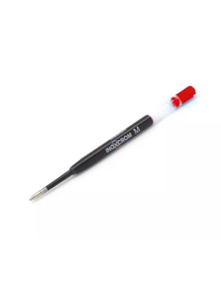 RECAMBIO INOXCRON BOLIGRAFO PLASTICO MEDIO ROJO 939382 (25)