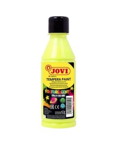 TEMPERA FLUOR 250CC AMARILLA JOVI 519-02