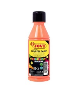 TEMPERA FLUOR 250CC NARANJA JOVI 519-06