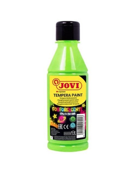 TEMPERA FLUOR 250CC VERDE JOVI 519-17