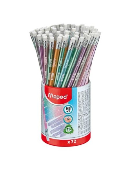 LAPICES DECORADOS CON PURPURINA Y GOMA  MAPED 851805 (72)