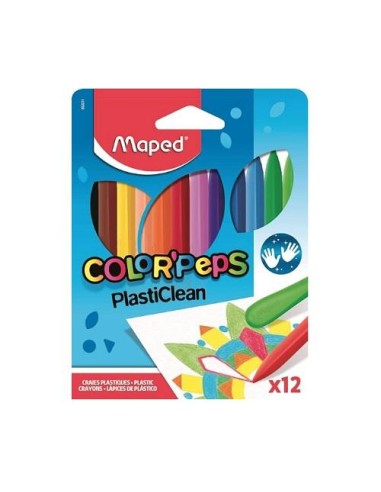 CERAS TRIANGULARES PLASTICLEAN MAPED C/12     862011