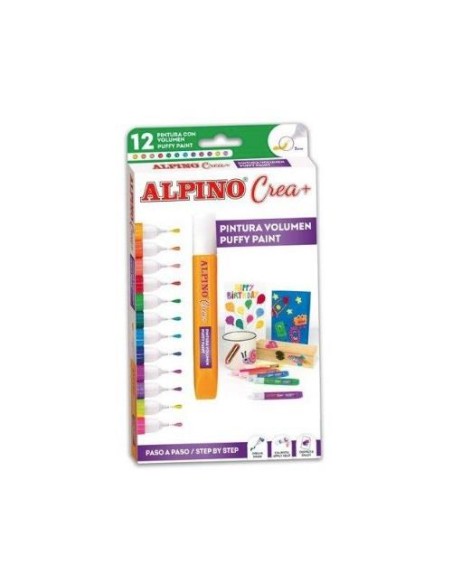 ROTULADOR DE PINTURA EFECTO 3D ALPINO CAJA DE 12 MASATS DH000005